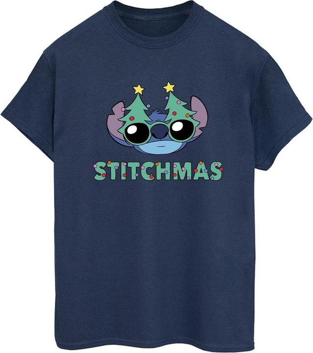 Immagine prodotto Disney Lilo & Stitch Stitchmas Glasses Maglietta Ampia Donna (M)