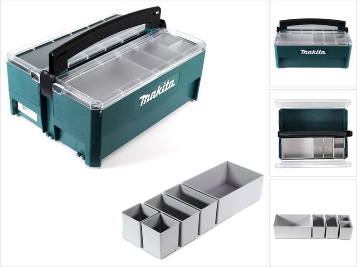 Actual product image Makita Storage Box for Makpac + Box Insert ( P-84137 + P-84171 ) (1 pieces)