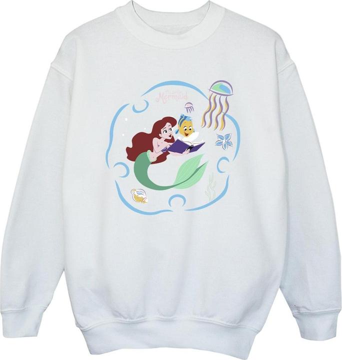 Immagine prodotto Disney The Little Mermaid Reading A Book Felpa Ragazze (140, 146)