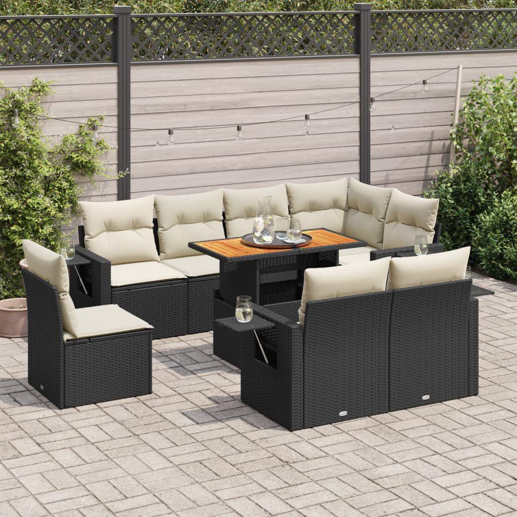 Thumbnail - VidaXL, Gartenlounge, 10-tlg. Garten-Lounge-Set mit Kissen