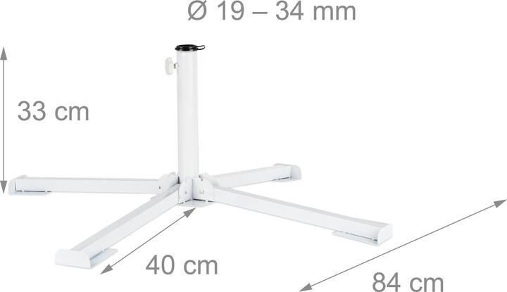 Productafbeelding Relaxdays Bordenstandaard Parasol