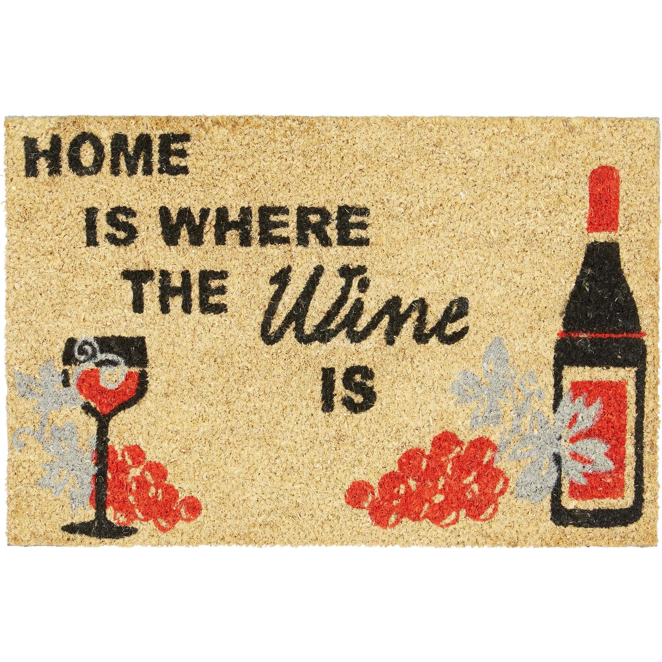 Relaxdays, Fussmatte, Wine (60 x 40 x 1.5 cm)
