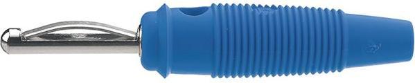 Actual product image Hirschmann Test & Measurement Laboratory plug ø 4 mm blue