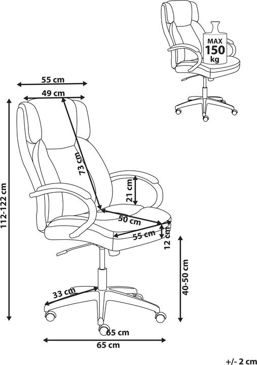 Actual product image Beliani Honor (40 - 50 cm)