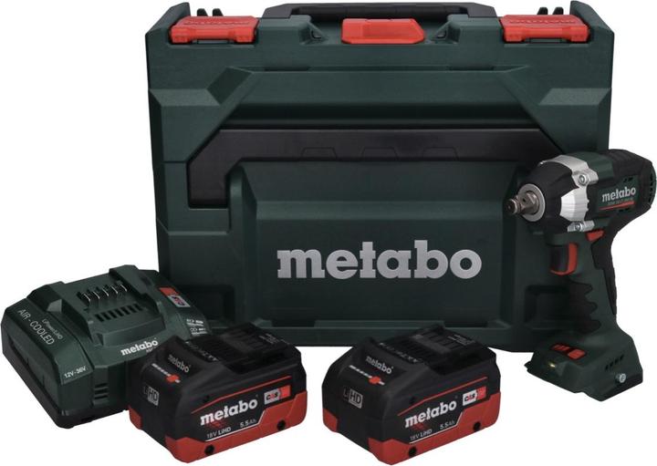 Immagine prodotto Metabo SSW 18 LT 300 BL Avvitatore a impulsi a batteria 18 V 300 Nm Brushless + 2x batteria 5,5 Ah + (Batteria ricaricabile)