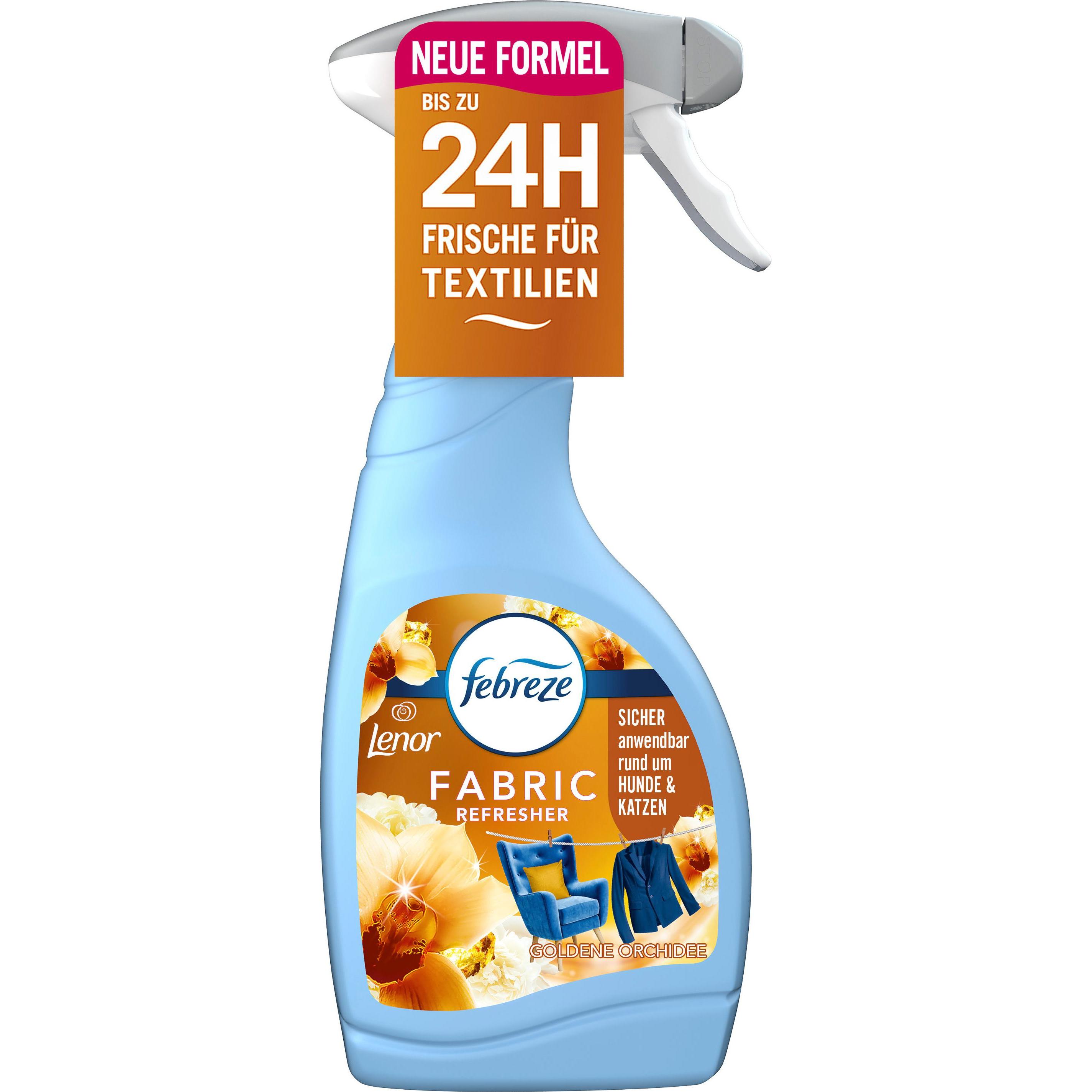 Febreze Goldene Orchidee, Waschmittel + Textilpflege