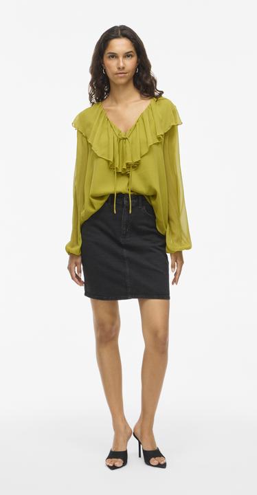 Immagine prodotto Vila VIHELA Rüschen Oberteil mit langen Ärmeln (38)