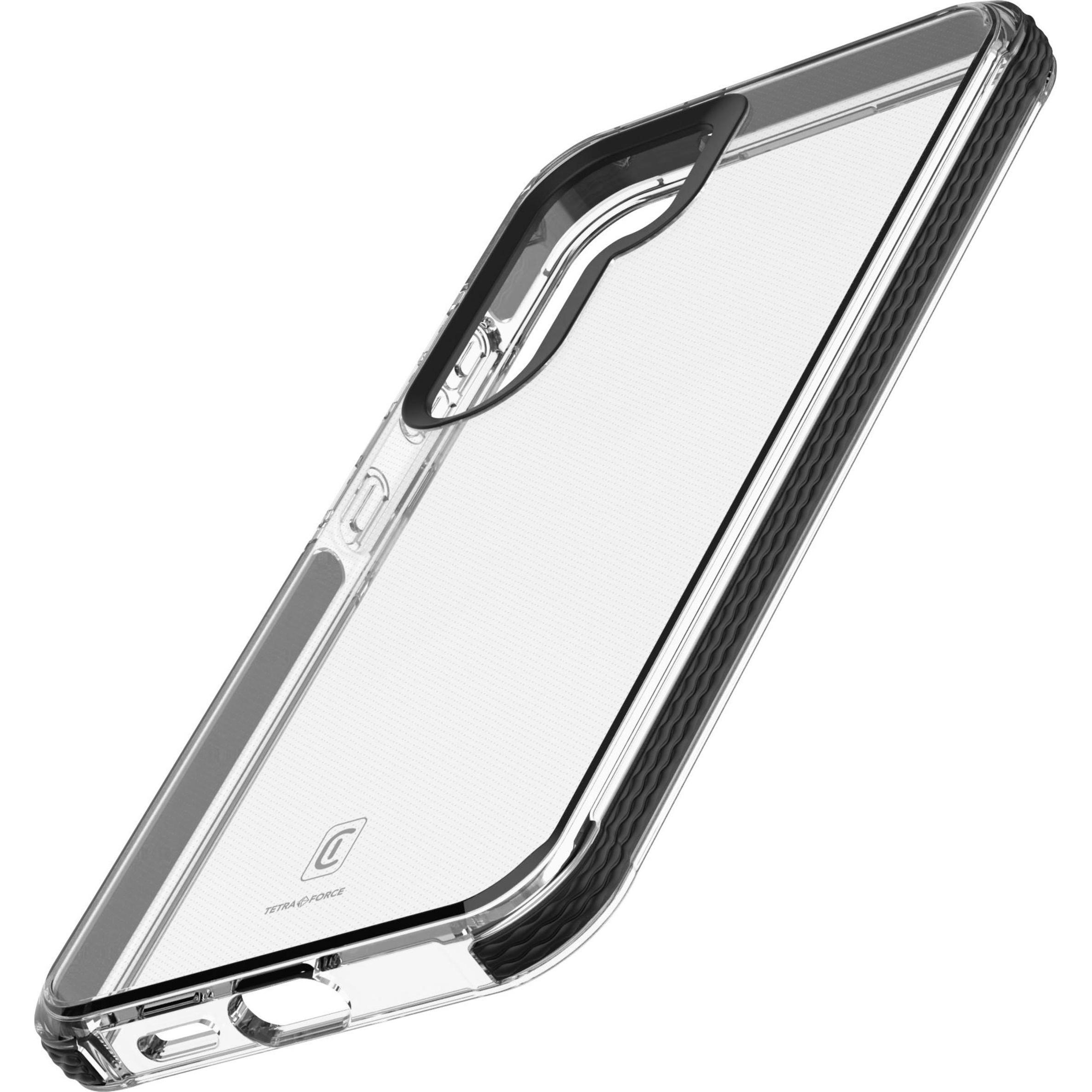 Cellularline Handyhülle für Samsung Galaxy Tetra (Samsung Galaxy S24), Smartphone Hülle, Schwarz, Transparent