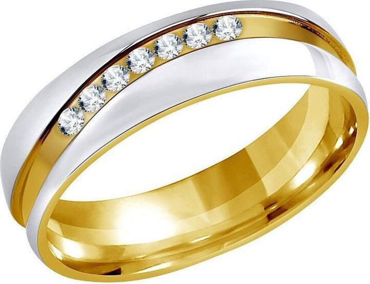 Produktbild Silvego Steel wedding ring for women MARIAGE RRC2050-Z - Circuit: 54 mm (54)