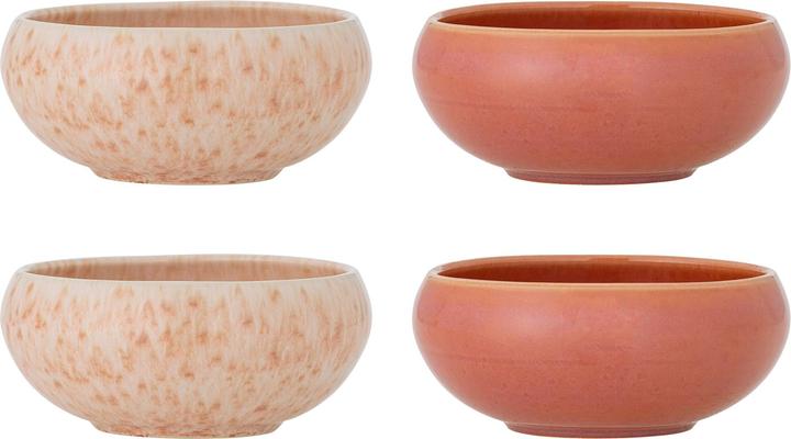 Bloomingville - Roselyn Bowl - Rose - Set Of 4 - Stoneware (14 cm, 0.50 l, 4x)