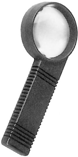 Produktbild Ecobra Lupe 6cm 82113 anthrazit 6-x