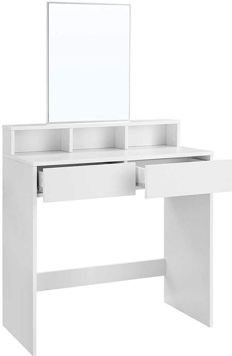 Vasagle Schminktisch 80 x 40 x 140 cm, Weiss (80 x 40 x 140 cm)