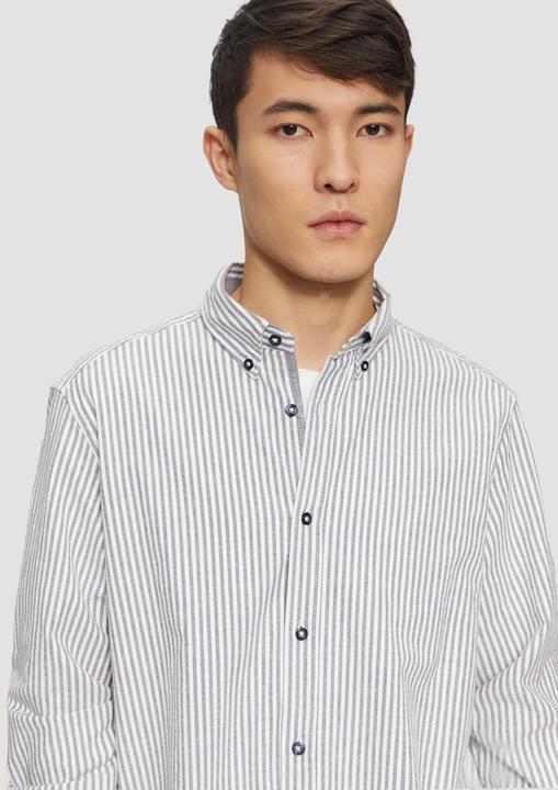 Produktbild S.Oliver Hemd Regular Fit: Gestreiftes Oxford-Hemd (XL)