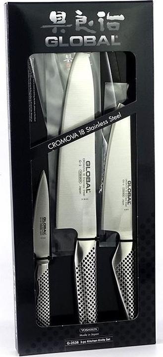 Produktbild Global GS-2538 Messerset 3 teilig, G-2, GS-5 und GS-38 (20 cm)
