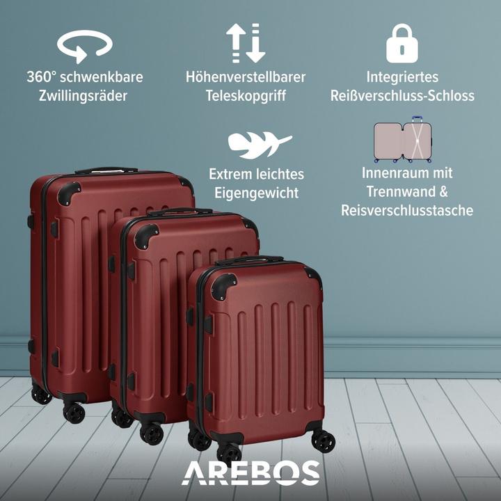 Actual product image Arebos Reisekoffer (94 l)