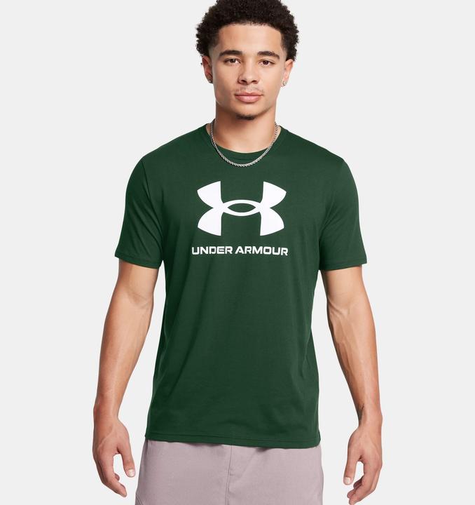 Produktbild Under Armour Koszulka męska Sportstyle Logo zielona 1382911 301 L (L)