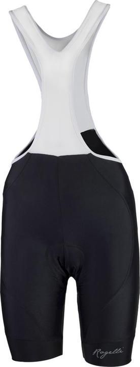 Produktbild Rogelli Laura Radlerhose Damen - Kurze Fahrradhose Gepolstert mit Träger - Schwarz (S)