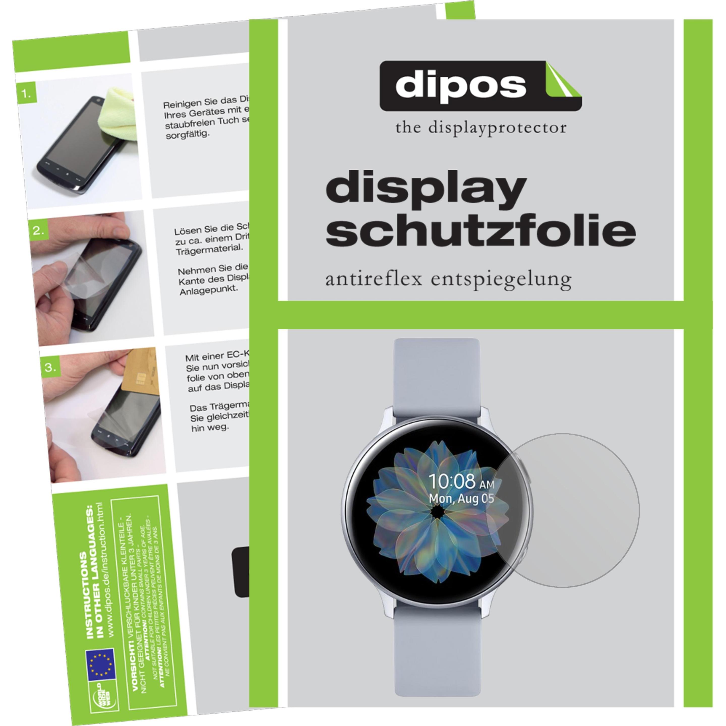 Dipos Displayschutzfolie Antireflex, Smartwatch Schutzfolie, Transparent
