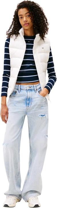 Actual product image Tommy Jeans Slim Zip Print Down Vest (S)