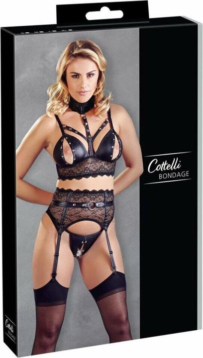 Actual product image Cottelli Collection suspender belt set (XL)