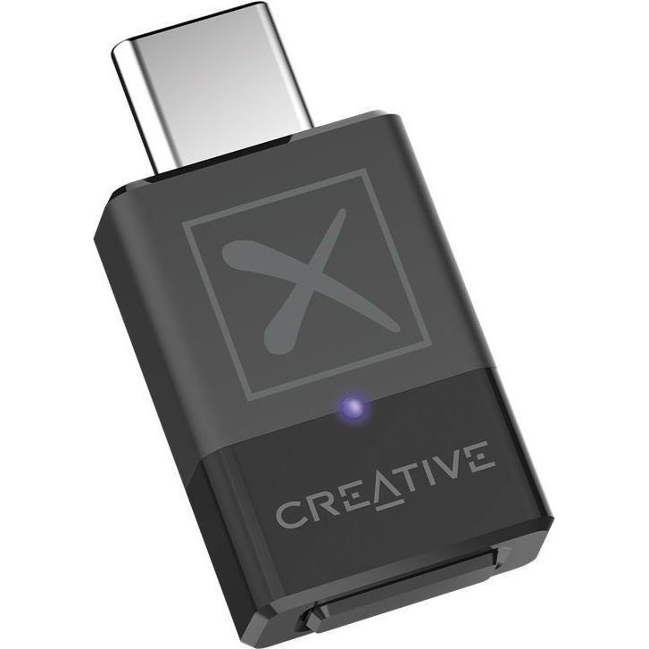 Creative BT-W5 (Trasmettitore e ricevitore), Adattatore audio Bluetooth, Nero, Grigio
