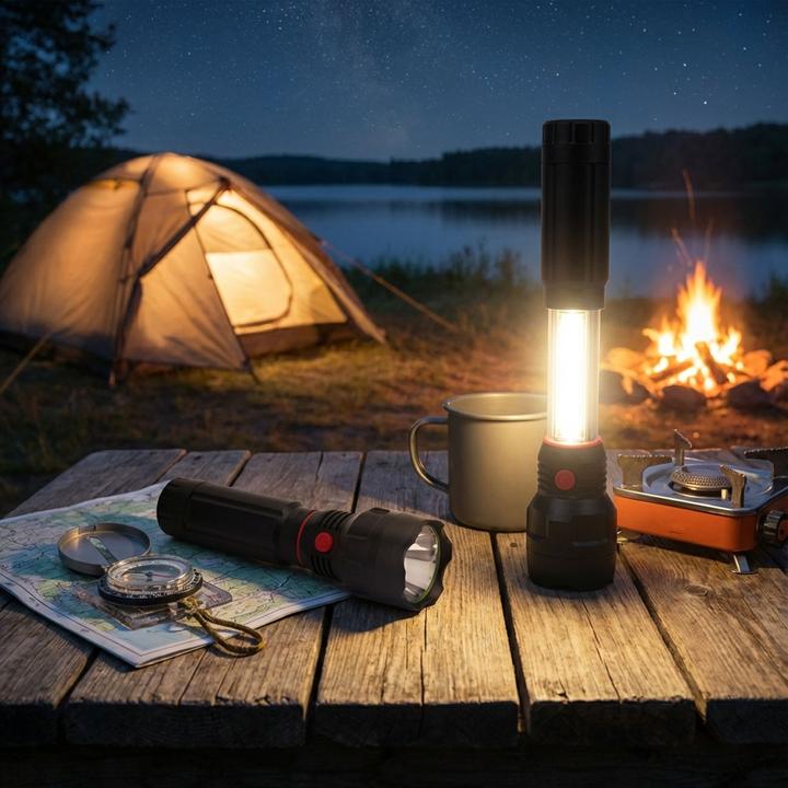 Actual product image Casativo 2in1 LED torch with work light (200 lm)