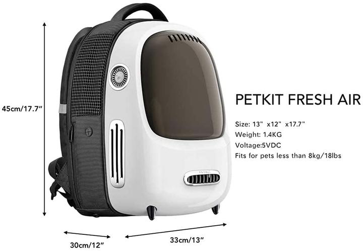 Actual product image Petkit Cat backpack (Cat, Breathable)
