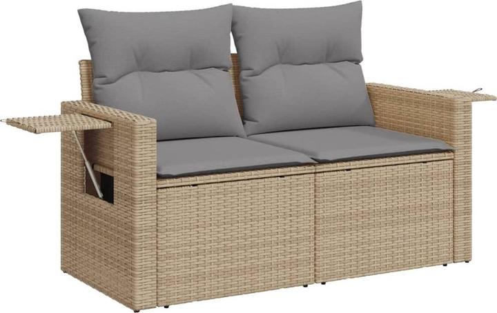Actual product image vidaXL Garden furniture Sofa set Garden set 7-piece garden set Beige