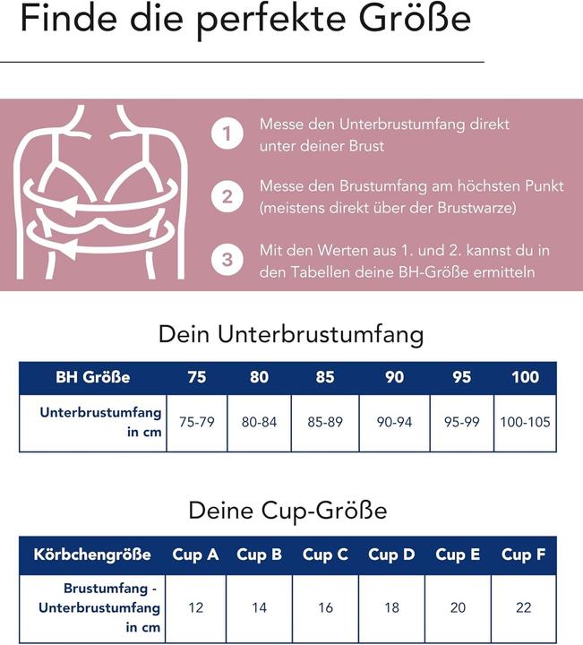 Actual product image Susa Ladies' Elastic Lace Bralette, Plum (75 D)