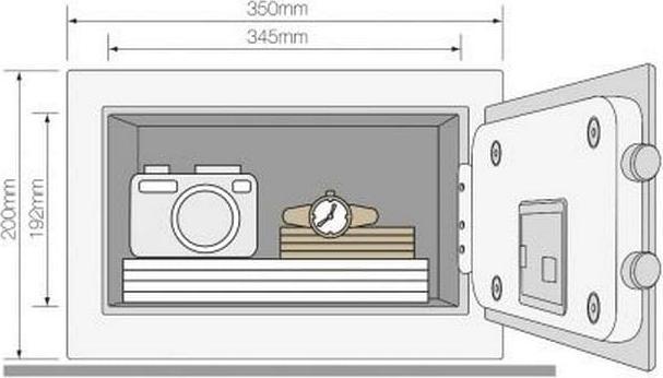 Image du produit Yale Coffre-fort compact (9.60 l)