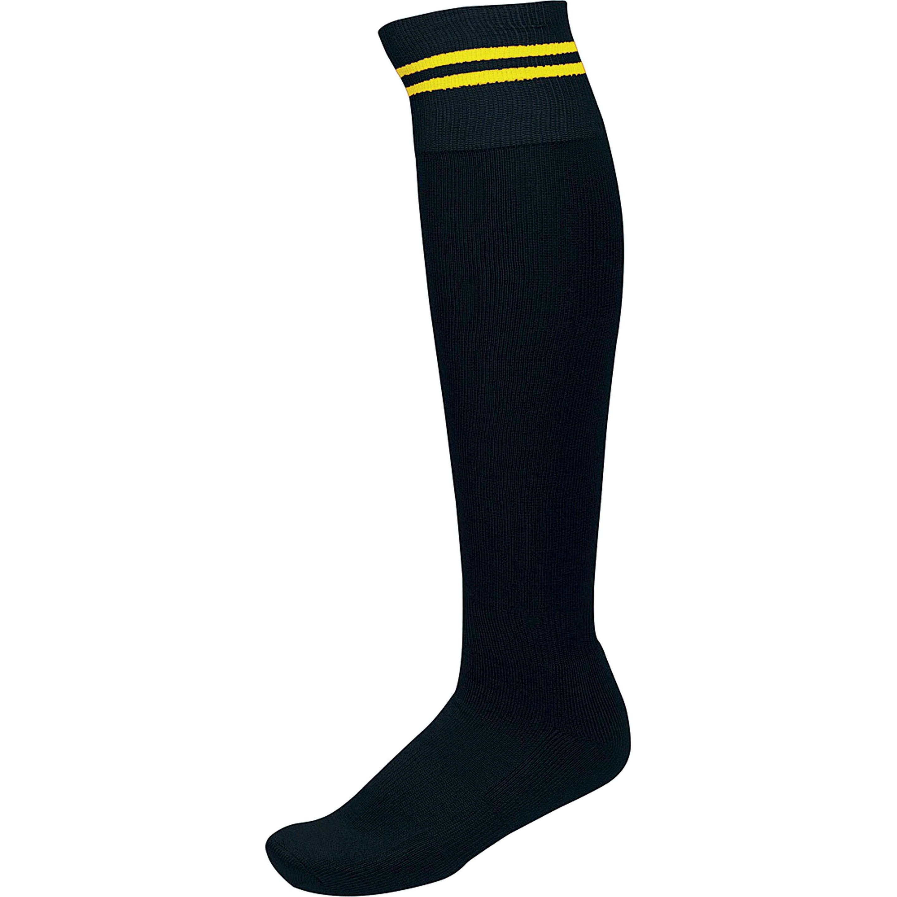 Proact, Sportsocken, Gestreifte Sportsocken (47 - 50), Schwarz