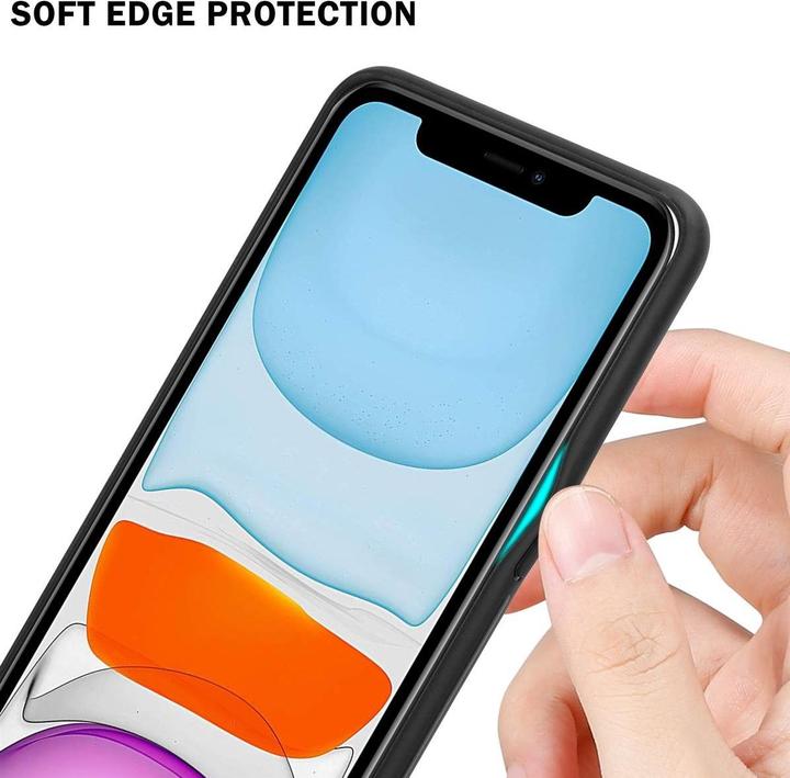 Produktbild Cadorabo TPU Gestreiftes Glas Cover (Apple iPhone 11)