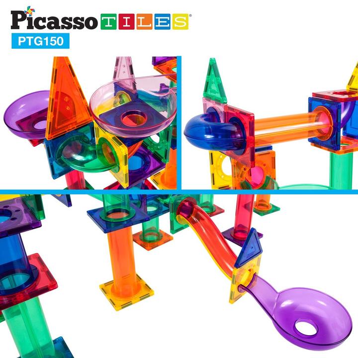 Actual product image PicassoTiles 150pc Marble run set