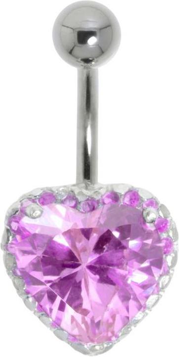 Image du produit Bijouteria Piercing nombril (Acier inoxydable, Argent 925, Cristallin)