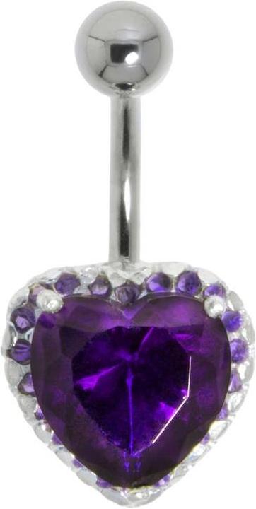 Image du produit Bijouteria Piercing nombril (Acier inoxydable, Argent 925, Cristallin)