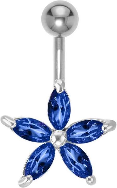 Image du produit Bijouteria Piercing nombril (Acier inoxydable, Laiton, Cristallin)