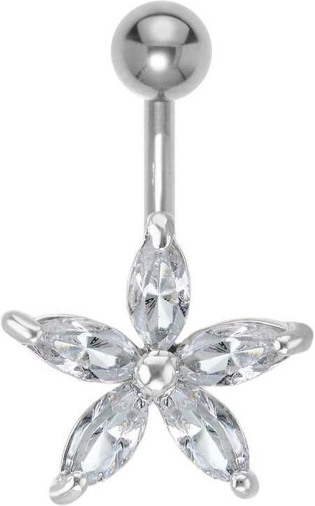 Immagine prodotto Bijouteria Piercing ventre (Acciaio inossidabile, Ottone, Vetro (di orologio))