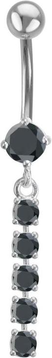 Immagine prodotto Bijouteria Piercing ventre (Acciaio inossidabile, Zirconia, Argento 925)