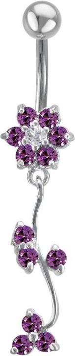 Immagine prodotto Bijouteria Piercing ventre (Acciaio inossidabile, Argento 925, Zirconia)