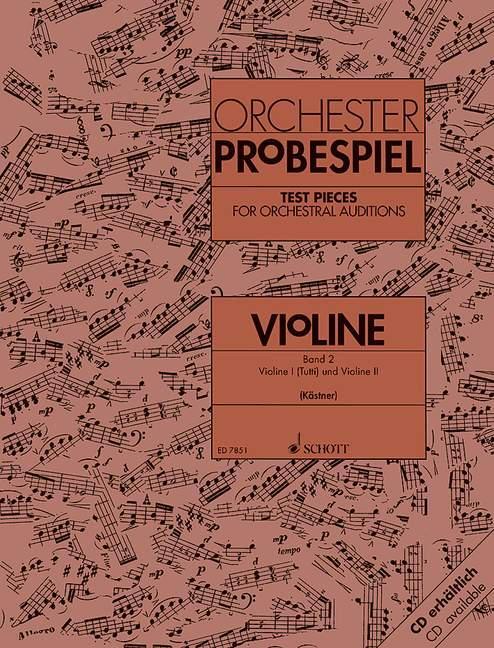 Produktbild Orchester-Probespiel Violine (Deutsch, Oswald KÃnstner, 1993)