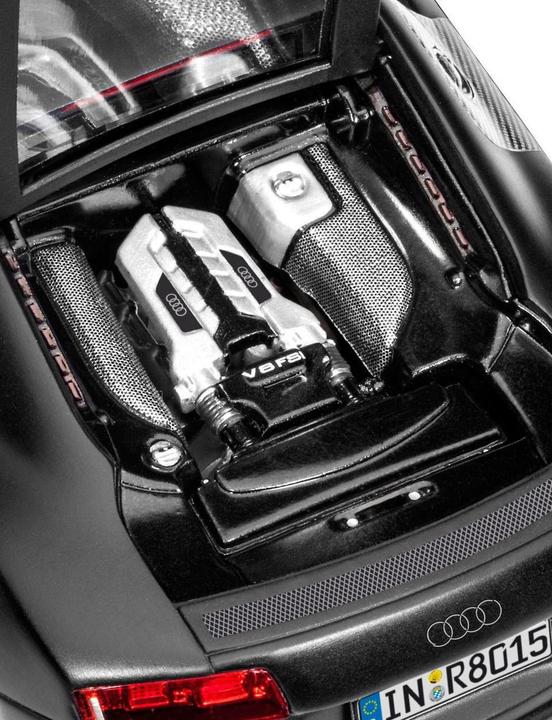 Produktbild Revell Audi R8 matt schwarz