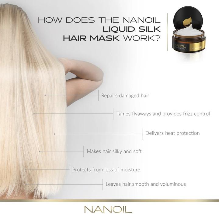 Produktbild Nanoil Haarmaske mit flüssiger Seide (300 ml)