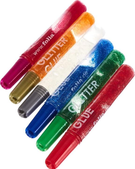 Actual product image Folia Glitter Glue 6er (93 g, 9.50 ml)