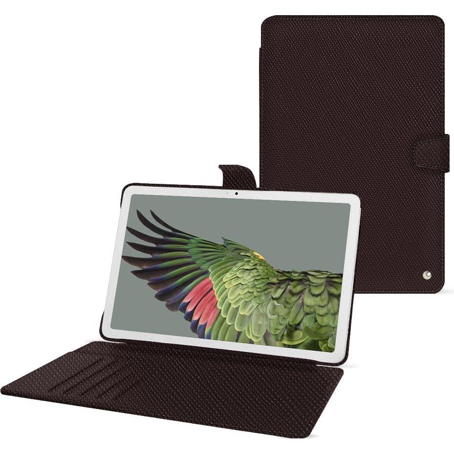 Noreve Lederschutzhülle Google Pixel Tablet (Google Pixel Tablet), Tablet Hülle, Braun