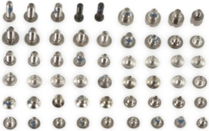 Produktbild Foxconn iPhone 5S Komplettes Schrauben Set mit 54 Schrauben Pentalobe schwarz (iPhone 5S)