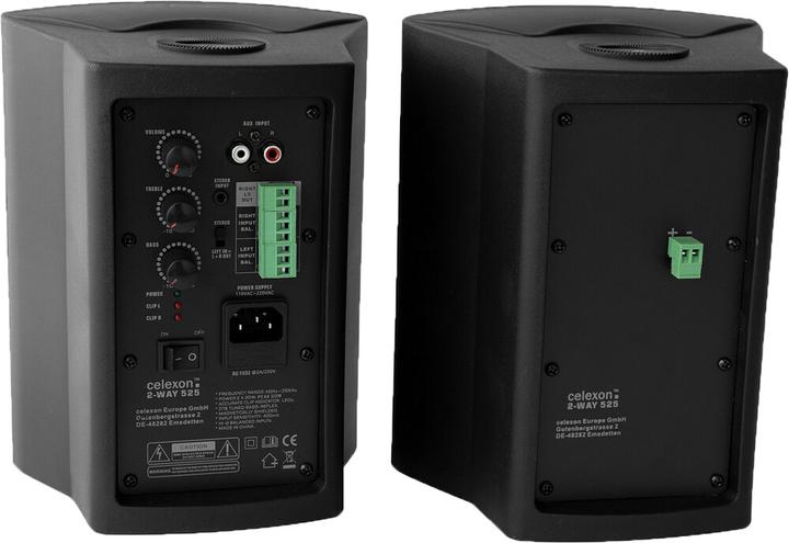 Image du produit Celexon Haut-parleur actif 2 voies 525-B (Actif, 2x 30 W)