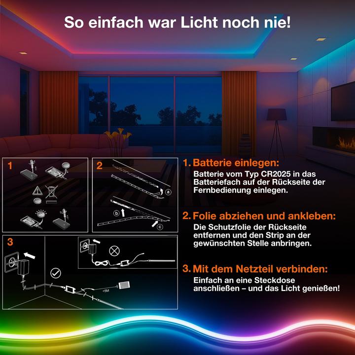 Immagine prodotto Osram Smart+ Wifi Flex Magic RGB 3M Remote Control (RGB, 300 cm, Interno)