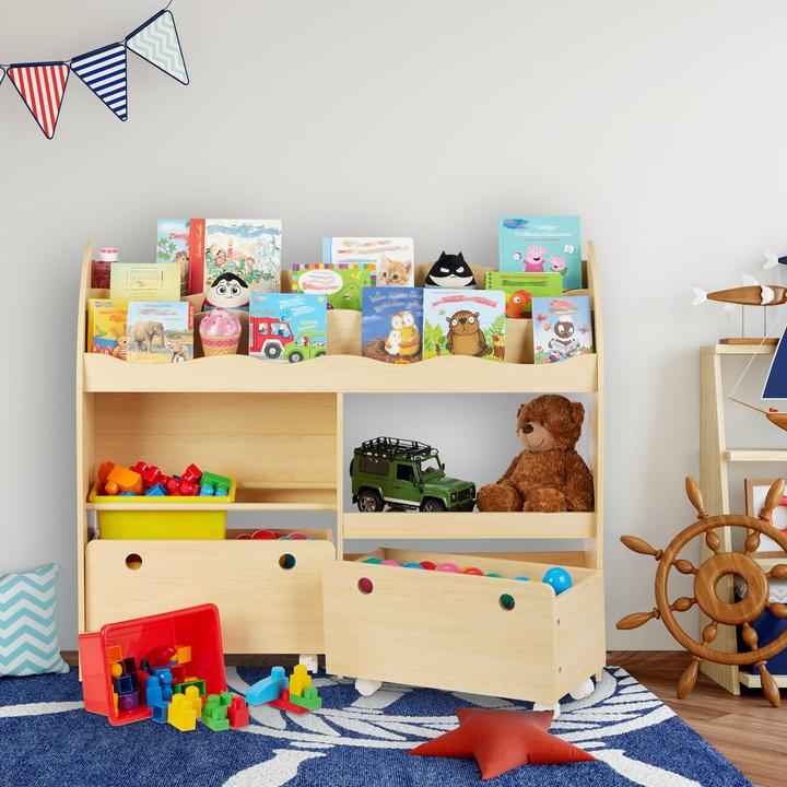 Actual product image Relaxdays Playroom Storage For Toys & Books