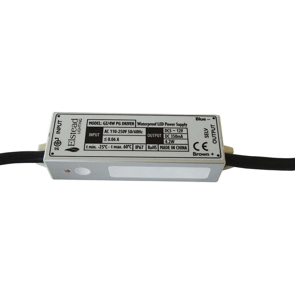 Elstead Lighting, Gartenbeleuchtung, Garden Zone Aussen-Garten Zubehör 4W Netzteil IP67 (IP67)