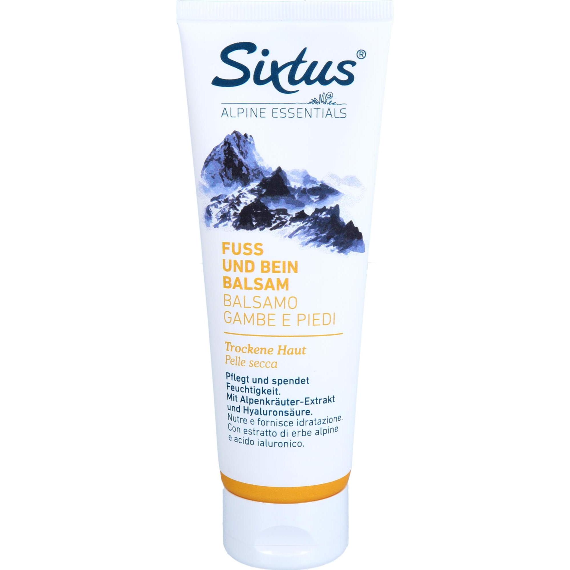 Sixtus, Fusspflegemittel, Fuss & Bein Balsam, 125 ml BAL (Fusscrème & Fussgel, 125 ml)